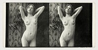 Portrait of a naked woman (ca. 1873&ndash;1910). Original from The Rijksmuseum. Digitally enhanced by rawpixel.