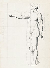 Naaktstudies van man en vrouw (ca. 1787&ndash;1808) by Jan Brandes. Original from The Rijksmuseum. Digitally enhanced by rawpixel.
