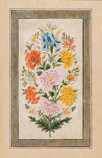 Exotic Flowering Plant (ca. 1650&ndash;1700) in high resolution. Original from the Los Angeles County Museum of Art. Digitally enhanced by rawpixel.