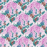 Botanical seamless pattern, pink background psd