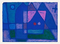 A little room in Venice (1933) painting in high resolution by Paul Klee. Original from the Kunstmuseum Basel Museum. Digitally enhanced by rawpixel.