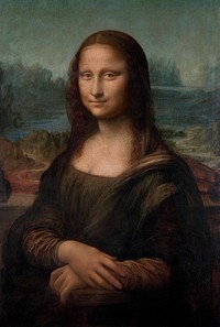 Leonardo da Vinci's (1503–1506) Portrait of Mona Lisa del Giocondo famous painting. Original from Wikimedia Commons. Digitally enhanced by rawpixel.