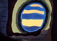 Arthur Dove's Out the Window (1939) famous painting. Original from the Saint Louis Art Museum.