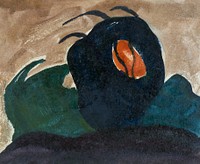 Arthur Dove's Sun Through Tree I (1934) famous painting. Original from the MET Museum. Digitally enhanced by rawpixel.