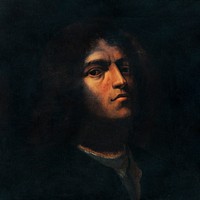 Giorgione's Self-portrait (end of the 19th century) famous painting. Original from Web Umenia. Digitally enhanced by rawpixel.