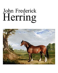John Frederick Herring art print, vintage horse illustration