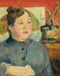 Madame Alexandre Kohler (ca. 1887&ndash;1888) by <a href="https://www.rawpixel.com/search/paul%20gauguin?sort=curated&amp;type=all&amp;page=1">Paul Gauguin</a>. Original from The National Gallery of Art. Digitally enhanced by rawpixel.