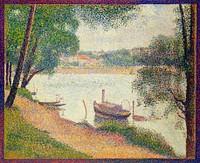 Gray Weather (ca. 1886&ndash;1888) by Georges Seurat. Original from The MET Museum. Digitally enhanced by rawpixel.