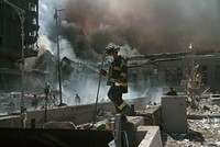 Rescue operations during the aftermath of the September 11 terrorist attack on the World Trade Center, New York City. Courtesy of the Prints and Photographs Division, Library of Congress. Digitally enhanced by rawpixel.