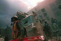 Rescue operations during the aftermath of the September 11 terrorist attack on the World Trade Center, New York City. Courtesy of the Prints and Photographs Division, Library of Congress. Digitally enhanced by rawpixel.