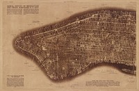 New York City, photographed from two miles up in the air (1922) from The Lionel Pincus and Princess Firyal Map Division. Original From The New York Public Library. Digitally enhanced by rawpixel.
