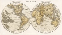A Cyclopedia of Geography, descriptive and physical, forming a new general gazetteer of the world and dictionary of pronunciation, etc (1859) by James Bryce&ndash;F.G.S. Original from British Library. Digitally enhanced by rawpixel.