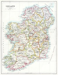 Gazetteer of the British Isles, statistical and topographical by John Bartholomew (1887). Original from British Library. Digitally enhanced by rawpixel.