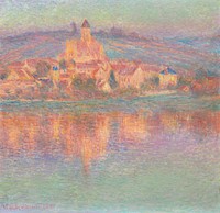 V&eacute;theuil (1901) by <a href="https://www.rawpixel.com/search/Claude%20Monet?sort=curated&amp;page=1">Claude Monet</a>. Original from the Art Institute of Chicago. Digitally enhanced by rawpixel.