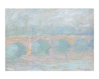 Waterloo Bridge, London, at Sunset (1901) by Claude Monet.