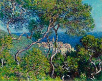 Bordighera (1884) by <a href="https://www.rawpixel.com/search/Claude%20Monet?sort=curated&amp;page=1">Claude Monet</a>. Original from the Art Institute of Chicago. Digitally enhanced by rawpixel.