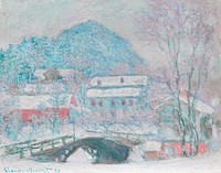 Sandvika, Norway (1895) by Claude Monet. Original from the Art Institute of Chicago. Digitally enhanced by rawpixel.