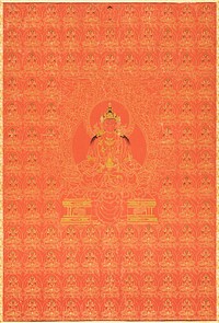 Tibetian Myriad Amitayus, the Buddha of Eternal Life (ca. 1800). Original from the Los Angeles County Museum of Art. Digitally enhanced by rawpixel.