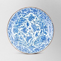 Iranian Dish (ca. 1650). Original from the Los Angeles County Museum of Art. Digitally enhanced by rawpixel.