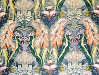 Panel Pattern (ca. 1732&ndash;1733). Original from The Art Institute of Chicago. Digitally enhanced by rawpixel.