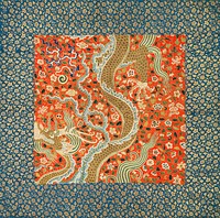 Chinese Canopy with Dragon Among Flowers in the late 1100s. Original from The Cleveland Museum of Art. Digitally enhanced by rawpixel.