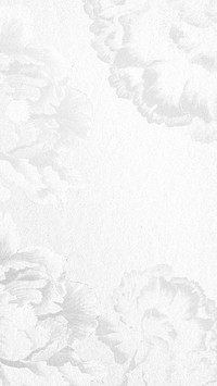 Peony flower phone wallpaper, aesthetic vintage background