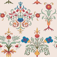 Vintage flourish pattern