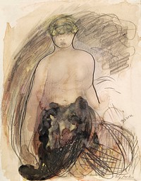 Nero (1900&ndash;1910) by <a href="https://www.rawpixel.com/search/Auguste%20Rodin?sort=curated&amp;page=1">Auguste Rodin</a>. Original from The MET museum. Digitally enhanced by rawpixel.