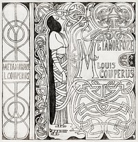 Band design for Louis Couperus, Metamorfoze (1897) by Jan Toorop. Original from The Rijksmuseum. Digitally enhanced by rawpixel.