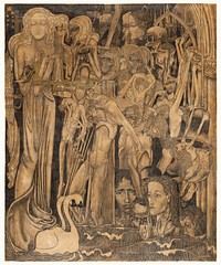 Loss of Faith (1894) by Jan Toorop. Original from The Rijksmuseum. Digitally enhanced by rawpixel.