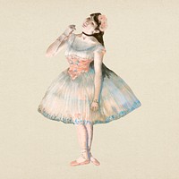 Ballerina psd, remixed from the artworks of the famous French artist Edgar Degas.