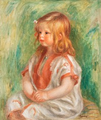 Claude Renoir (1904) by <a href="https://www.rawpixel.com/search/Pierre-Auguste%20Renoir?sort=curated&amp;page=1">Pierre-Auguste Renoir</a>.