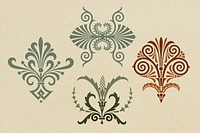 Greek ornamental element psd pack