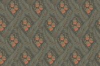 Aesthetic seamless flower pattern background, vintage floral Art Nouveau fabric design psd