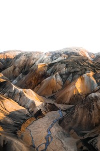 Volcanic mountains Landmannalaugar in Iceland