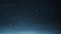 Dark sky HD desktop wallpaper, night celestial shooting star background