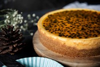 Delicious homemade passion fruit cake