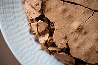 Homemade sticky chocolate mud cake