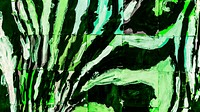 Green abstract paint tiles background