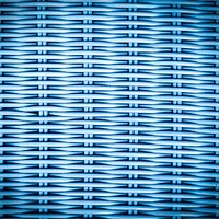 Blue craft rattan textured background image