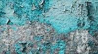 Turquoise peeled wall texture background image