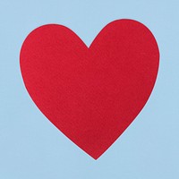 Paper craft design heart  icon