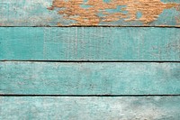 Old wooden plank texture turquoise background 
