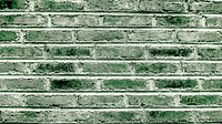 Celadon green brick textured banner