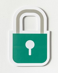 Privacy safety security lock icon