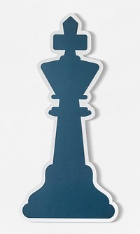 The king chess strategy icon