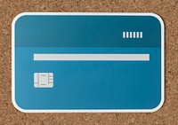 Credit or debit card banking icon