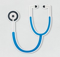 Stethoscope health and hospital icon