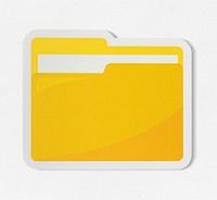 Icon of a yellow folder