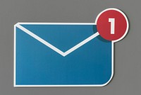 New incoming message email icon
